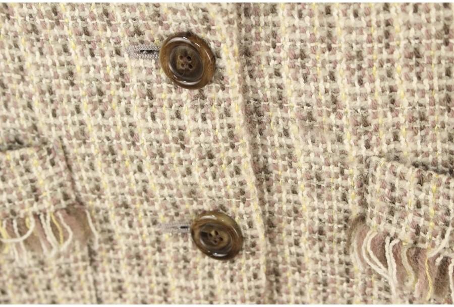 (89% 할인) SpunTino tweed pattern fringe design jack 11