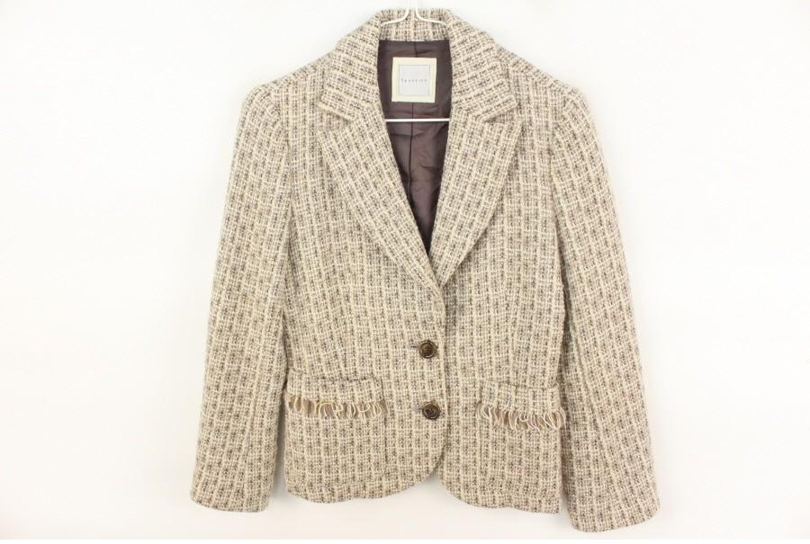 (89% 할인) SpunTino tweed pattern fringe design jack 2