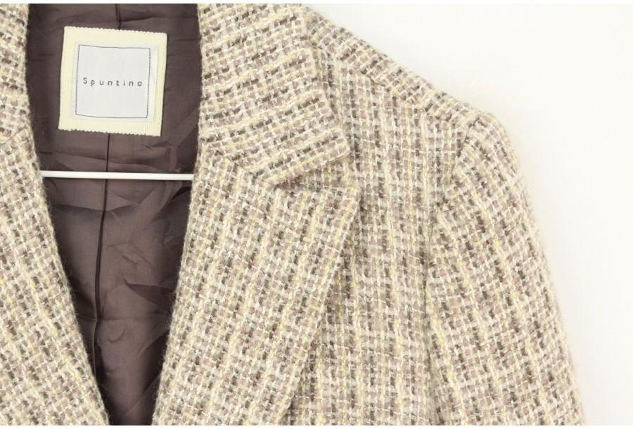 (89% 할인) SpunTino tweed pattern fringe design jack 5