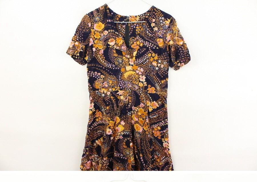 (89% 할인) TYCHEZ VINTAGE Flower pattern onepice 2