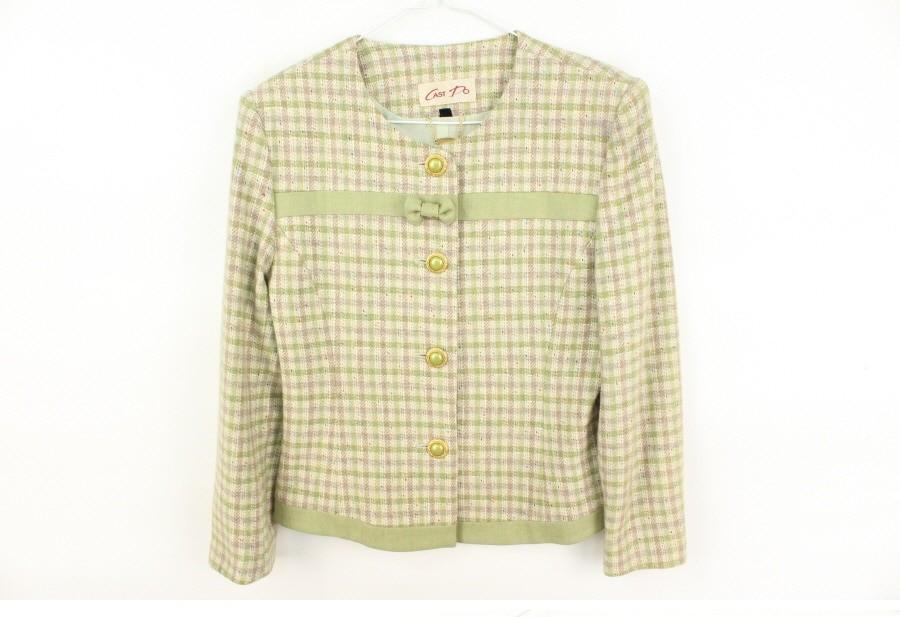 (80% 할인) Cast Do check tweed pattern jacket 2