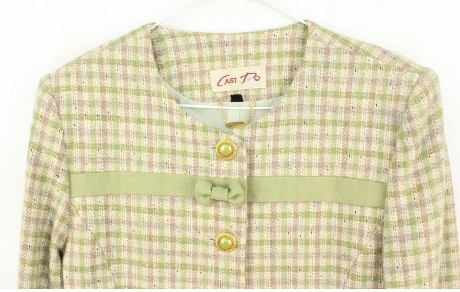 (80% 할인) Cast Do check tweed pattern jacket 5