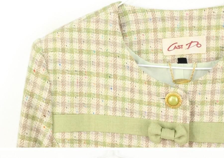 (80% 할인) Cast Do check tweed pattern jacket 4