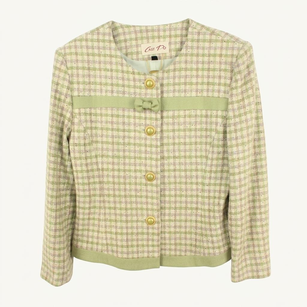 (80% 할인) Cast Do check tweed pattern jacket 1