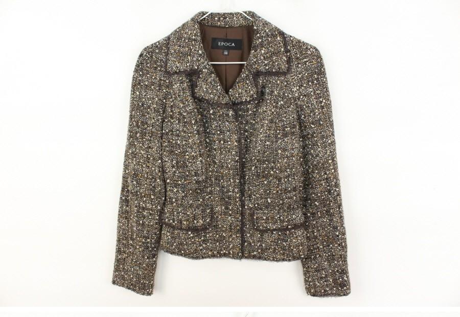 (80% 할인) EPOCA tweed pattern jacket 2