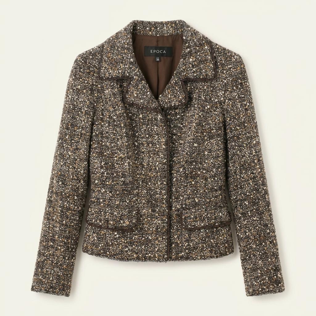 (80% 할인) EPOCA tweed pattern jacket 1
