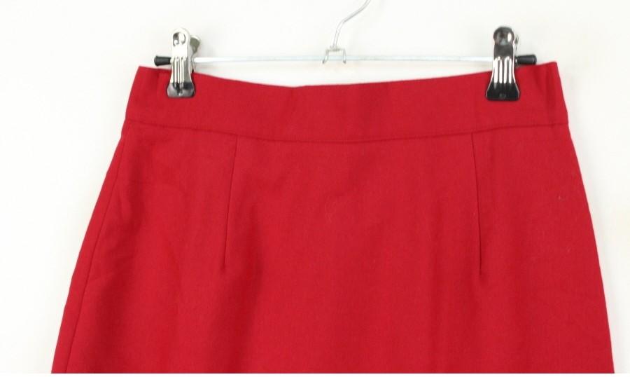(89% 할인) BENETTON red color skirt 3