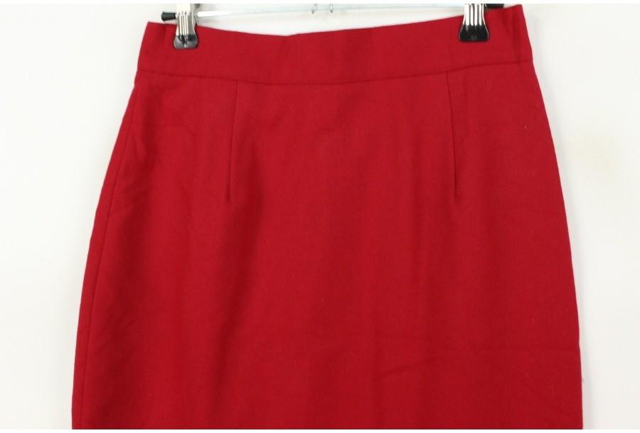 (89% 할인) BENETTON red color skirt 4