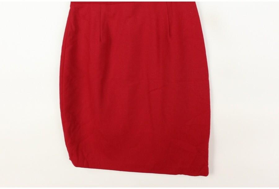(89% 할인) BENETTON red color skirt 5