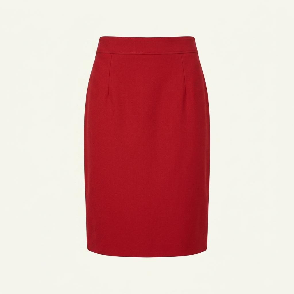 (89% 할인) BENETTON red color skirt 1