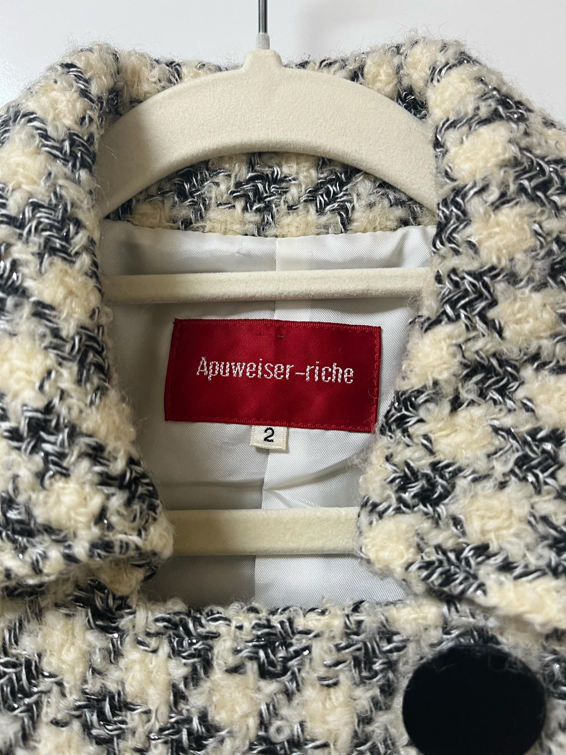 Apuweiser-riche 일본빈티지 체크 코트 4