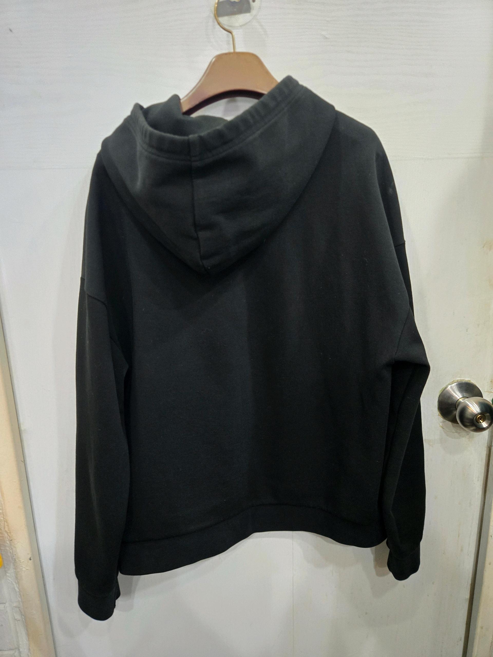 FR 3 , US S사이즈)) LACOSTE 라코스테 올블랙 후드티셔츠 !  5