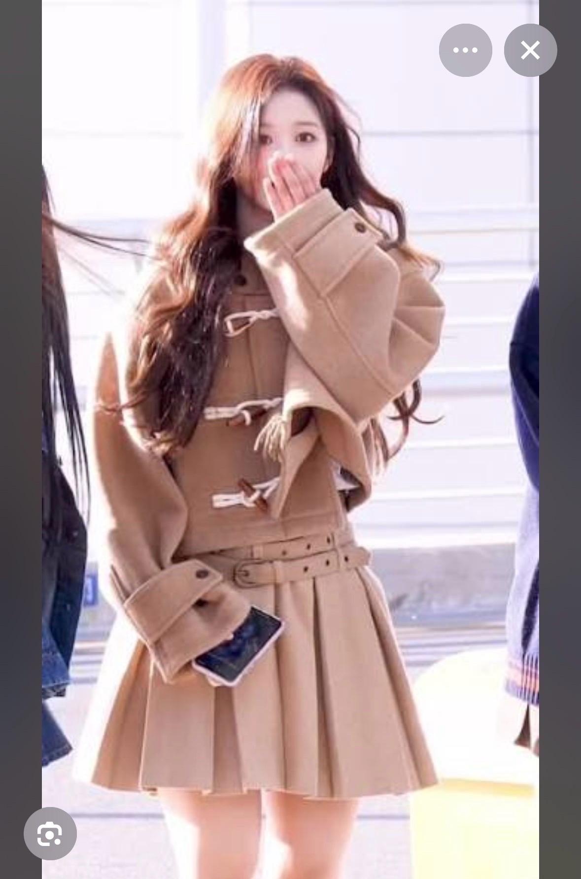 엔믹스 설윤 착용] Fuzzy ribbon platform mule_Beige  2
