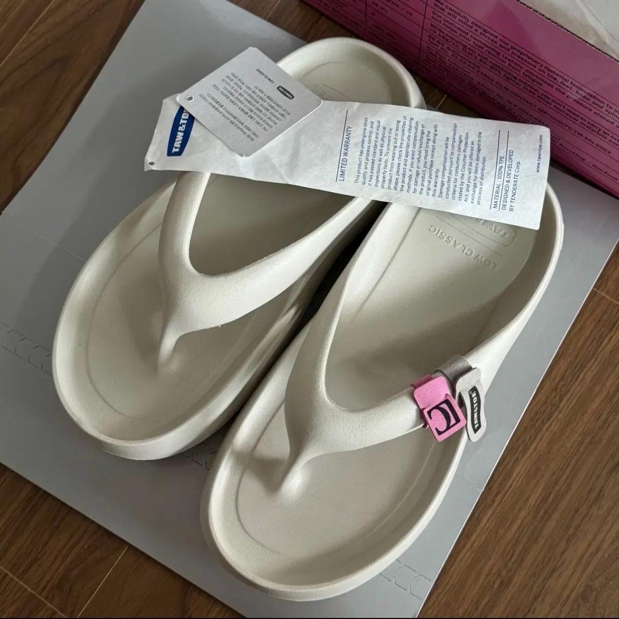 토앤토 x 로우클래식 플랫폼 플립플랍 M  2