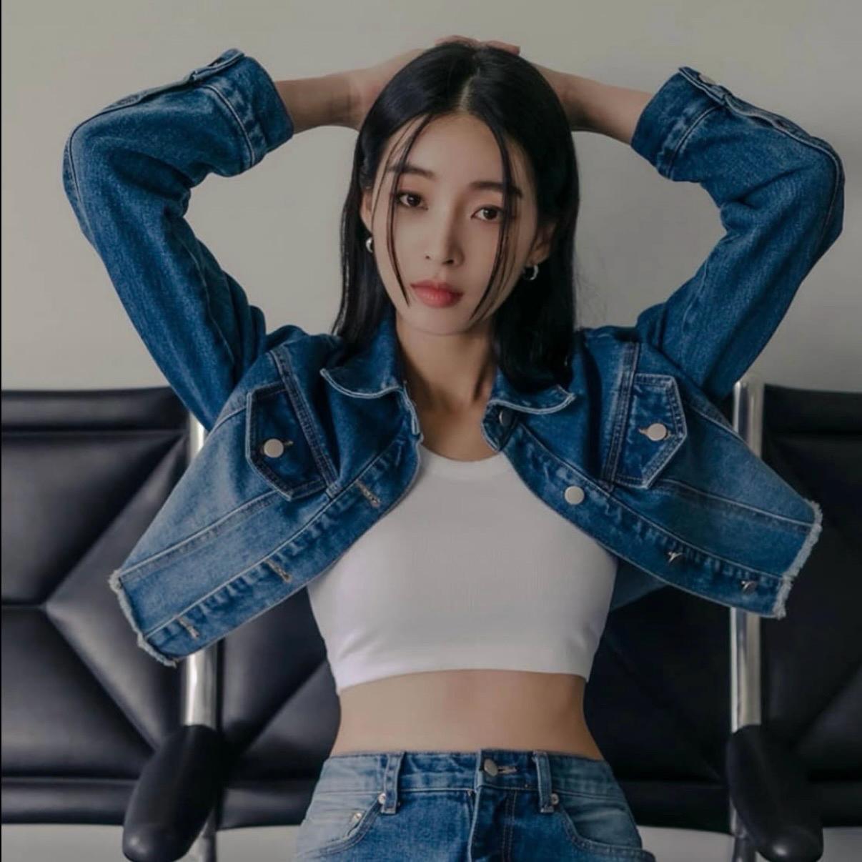 [하드코어해피니스] 오버 크롭 데님자켓 4