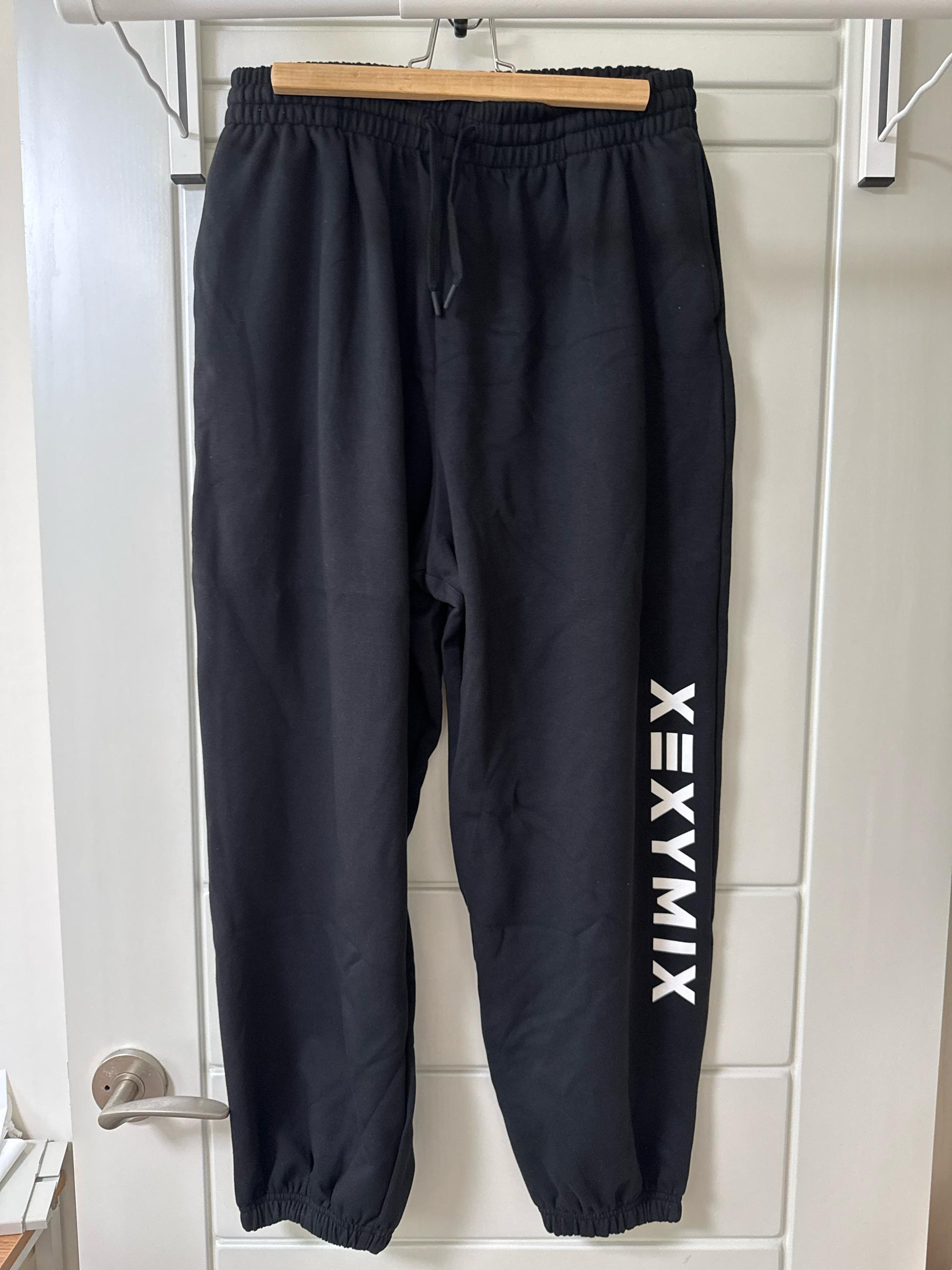 젝시믹스 레터링 빅로고 루즈핏 조거팬츠 블랙 XL 3