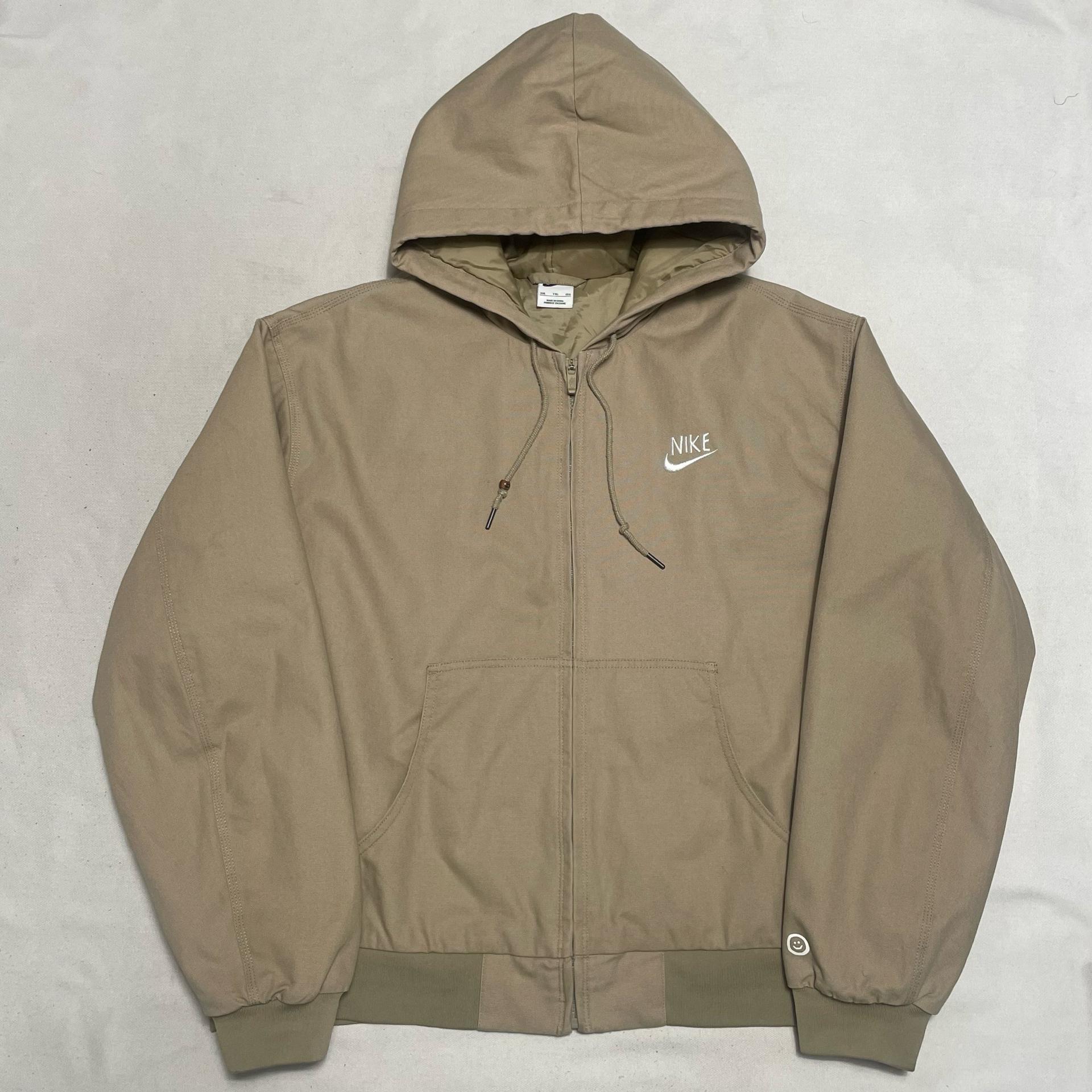 XXL 나이키 베이지 캔버스 후드자켓  3