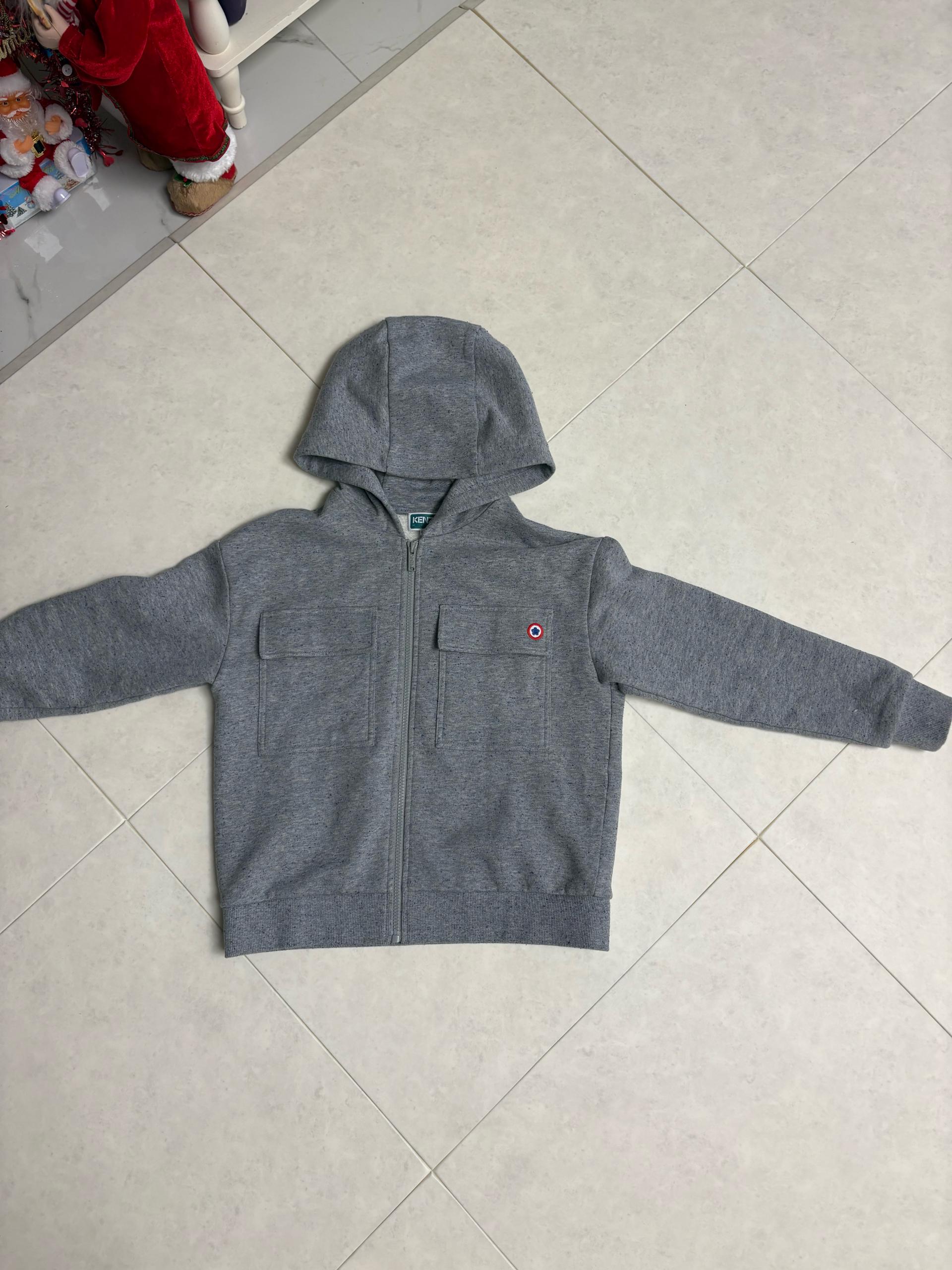 KENZO 켄조 키즈 후드티 12A/150 회색 4