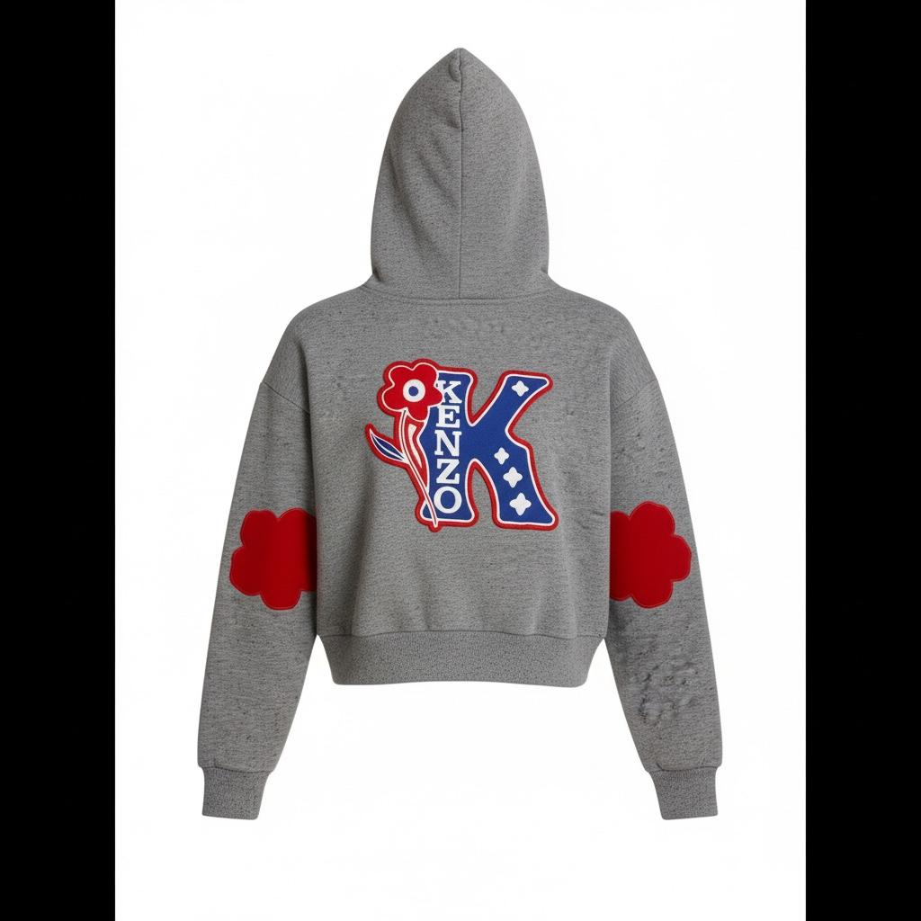 KENZO 켄조 키즈 후드티 12A/150 회색 3