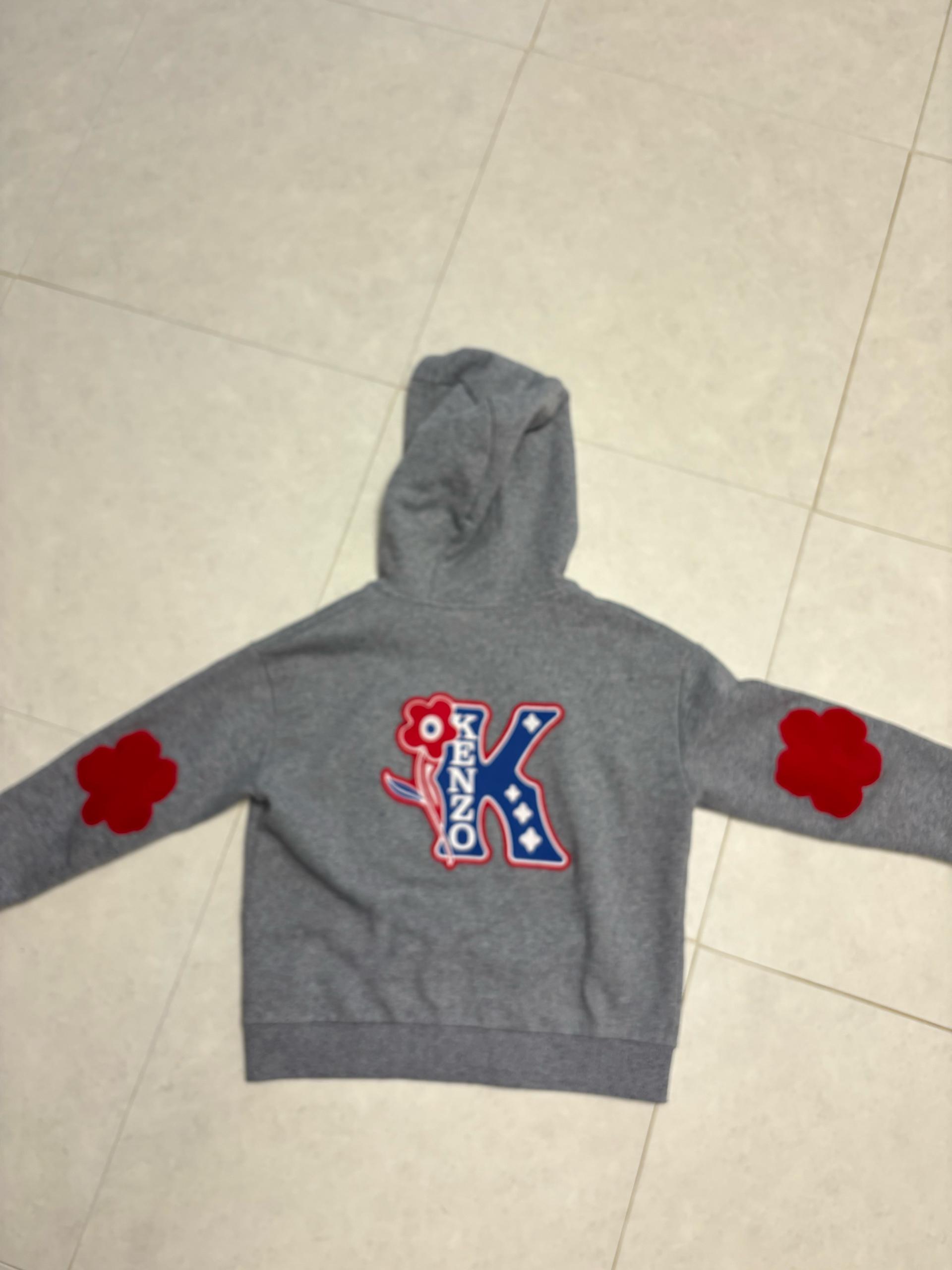 KENZO 켄조 키즈 후드티 12A/150 회색 10