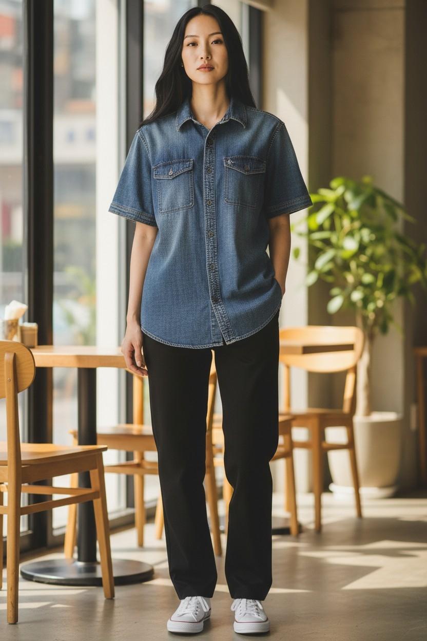 버버리 청반팔 2