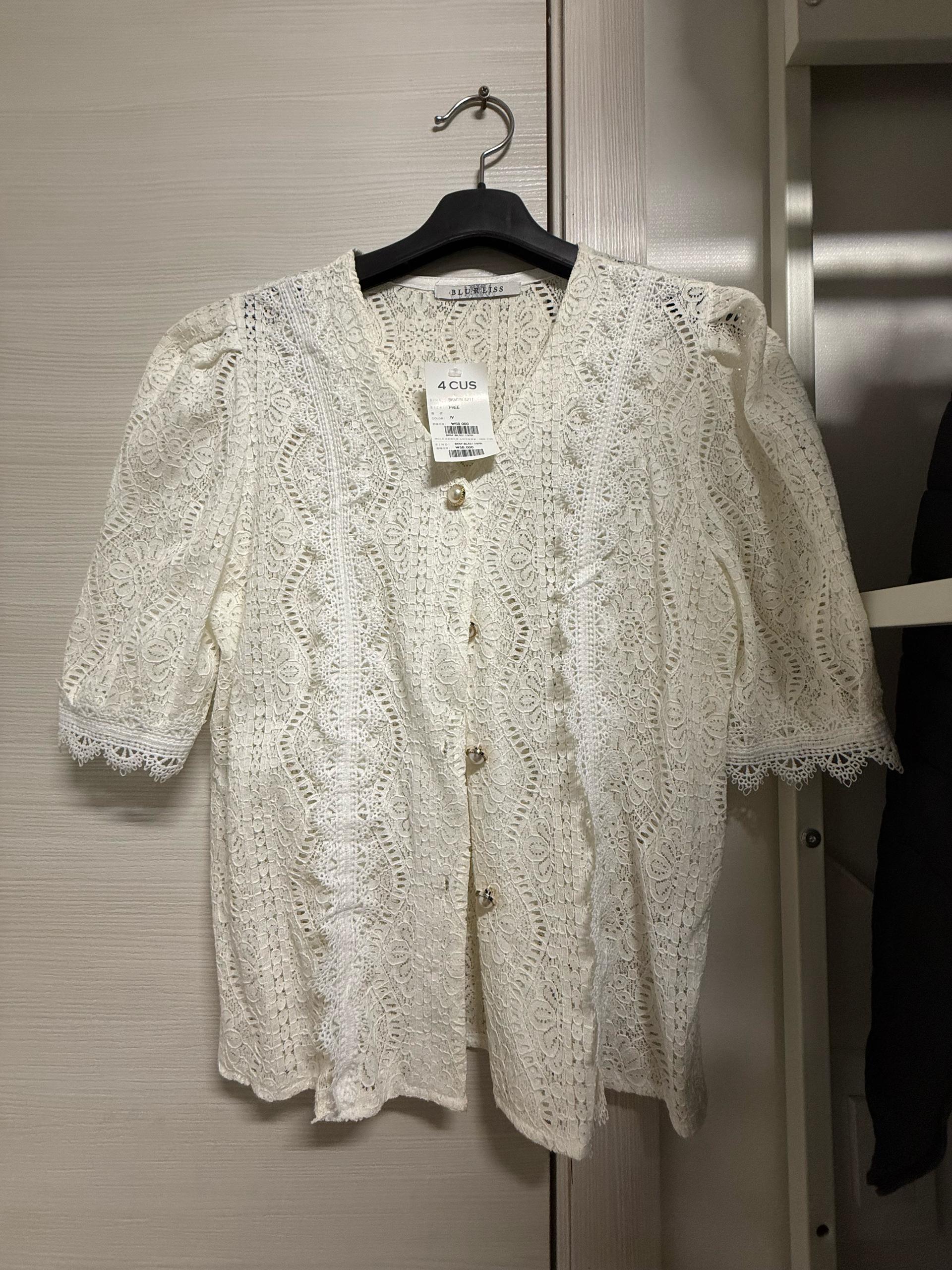 블루레이스 블라우스