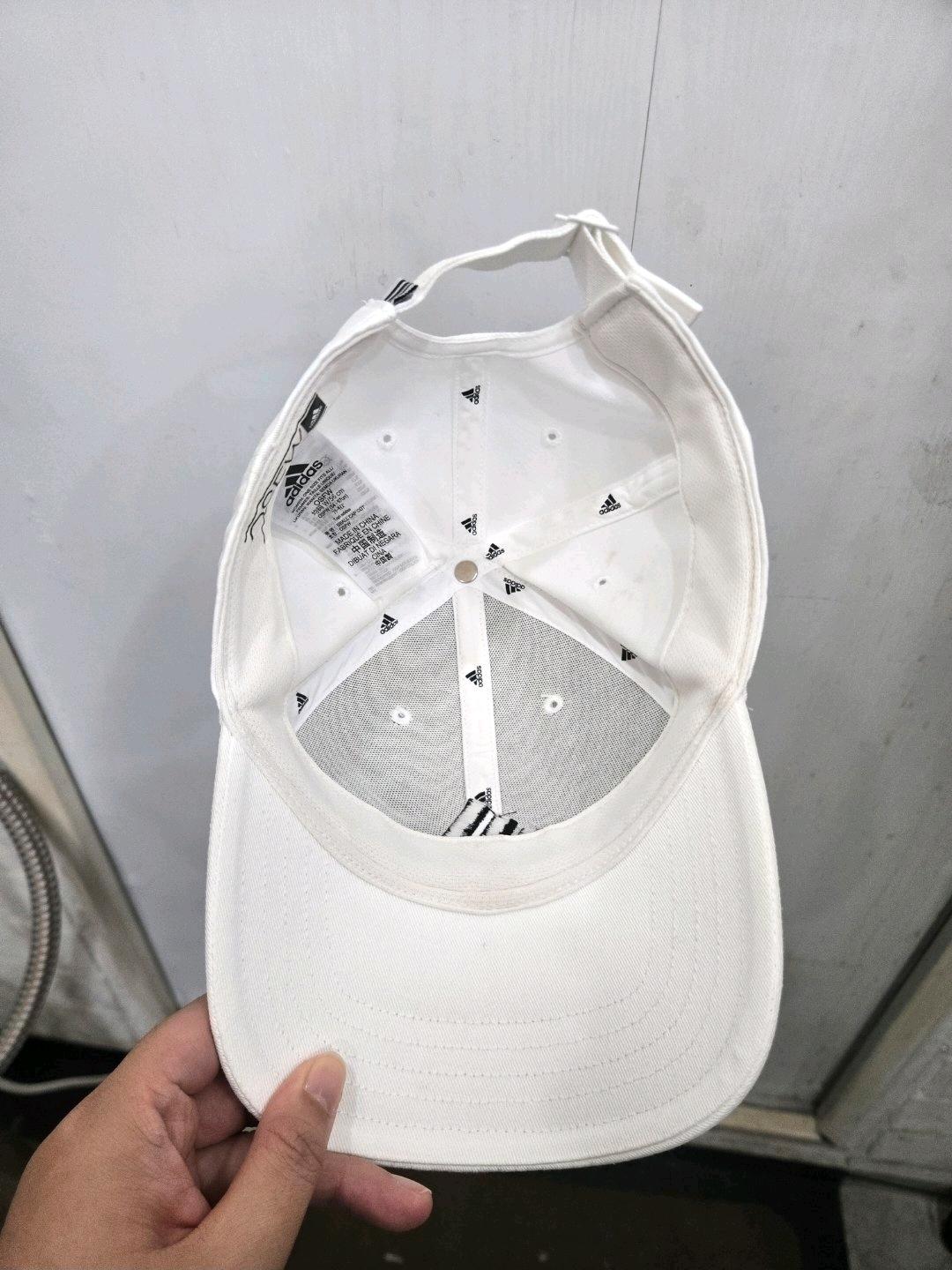 56사이즈)) adidas 아디다스 볼캡! 화이트 & 블랙 5