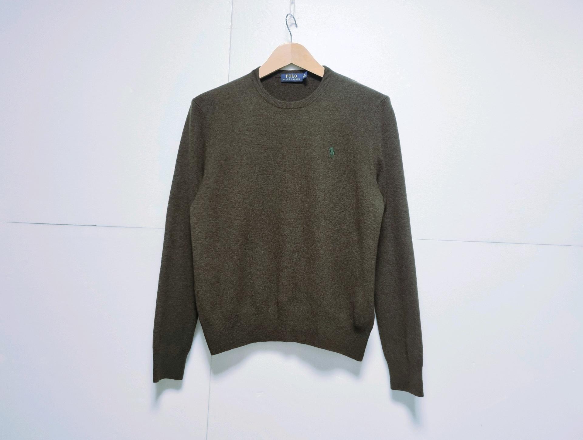  남성 폴로 POLO 울 WOOL 모 긴팔 니트 스웨터 브라운 갈색 2