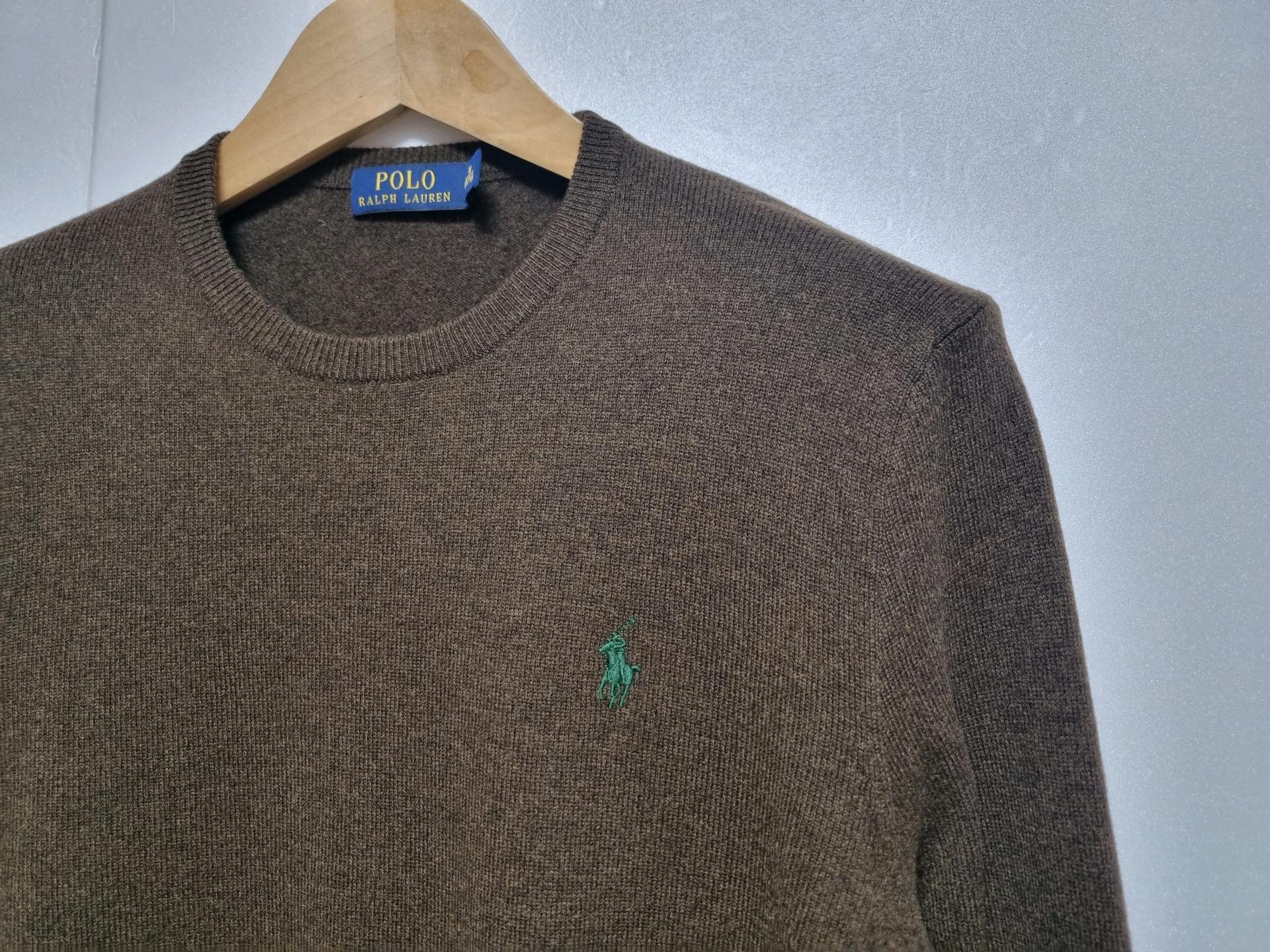  남성 폴로 POLO 울 WOOL 모 긴팔 니트 스웨터 브라운 갈색 5