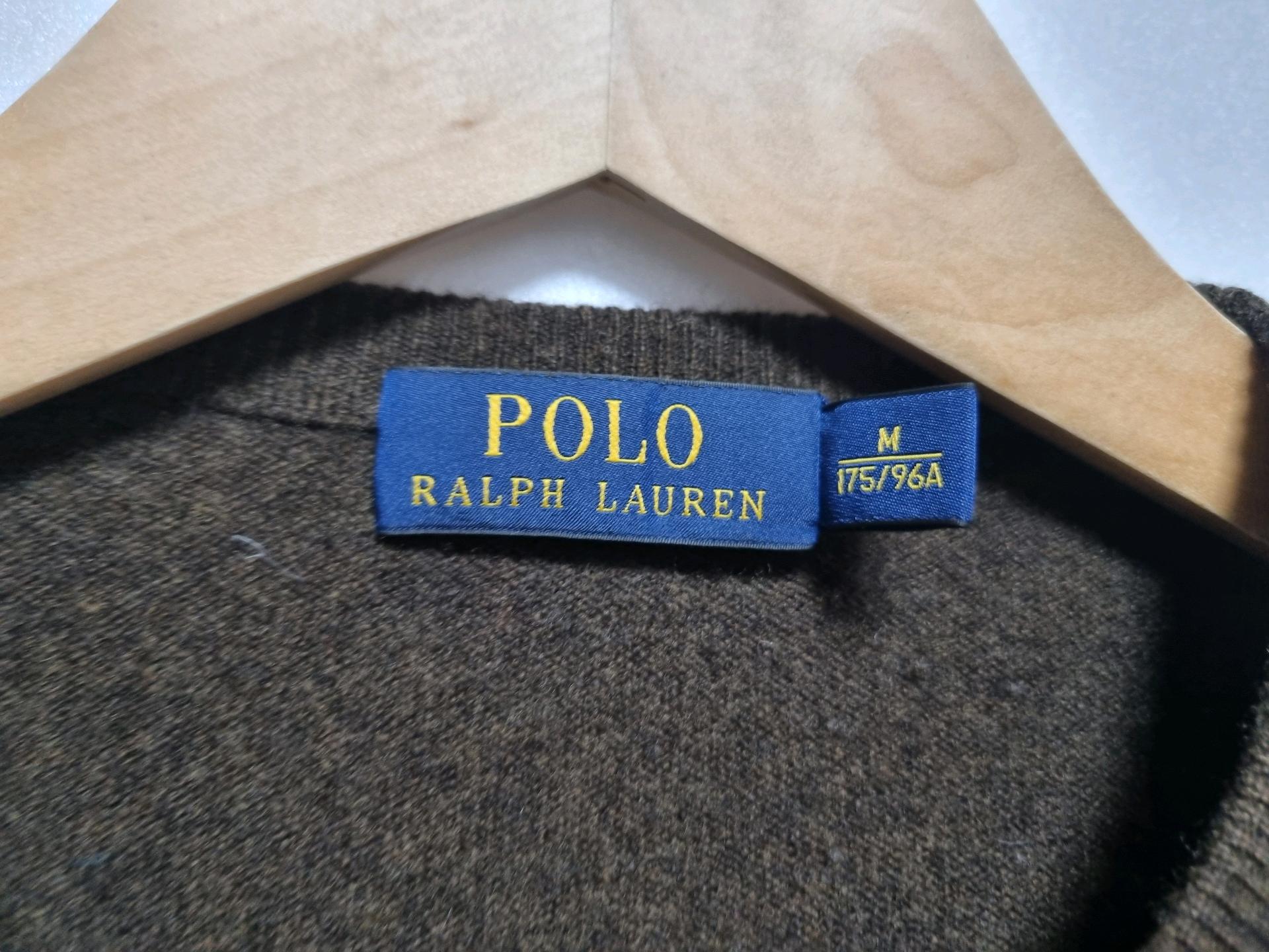  남성 폴로 POLO 울 WOOL 모 긴팔 니트 스웨터 브라운 갈색 6
