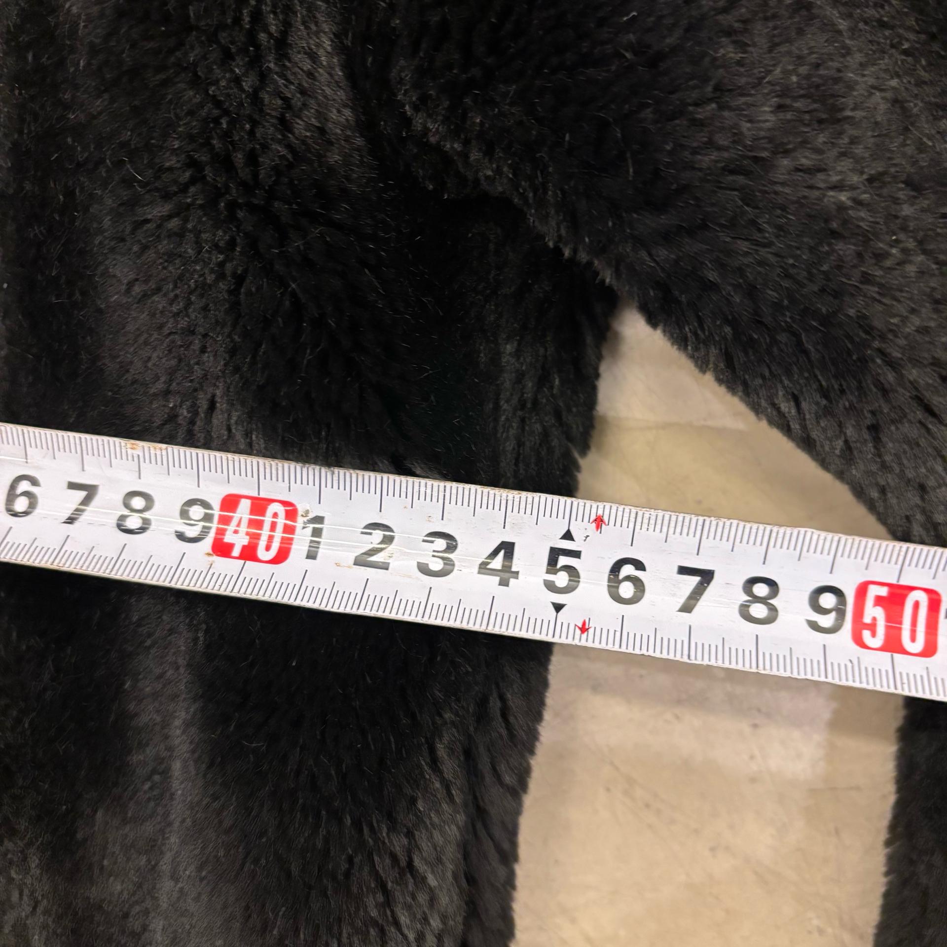 빈티지 블랙 페이크 퍼 자켓 6