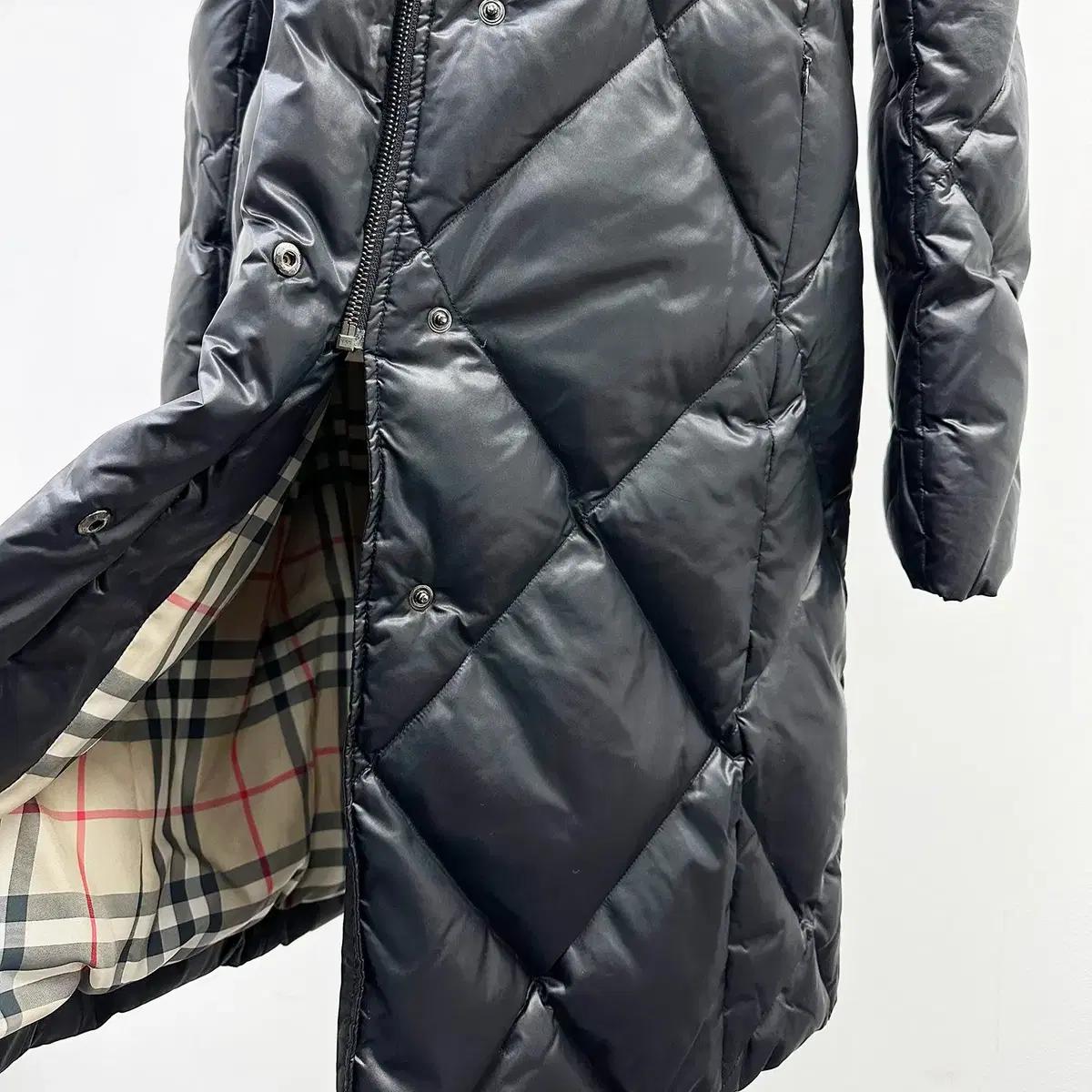 버버리 블랙 후드 다운 코트 패딩 4VBUO31454 9