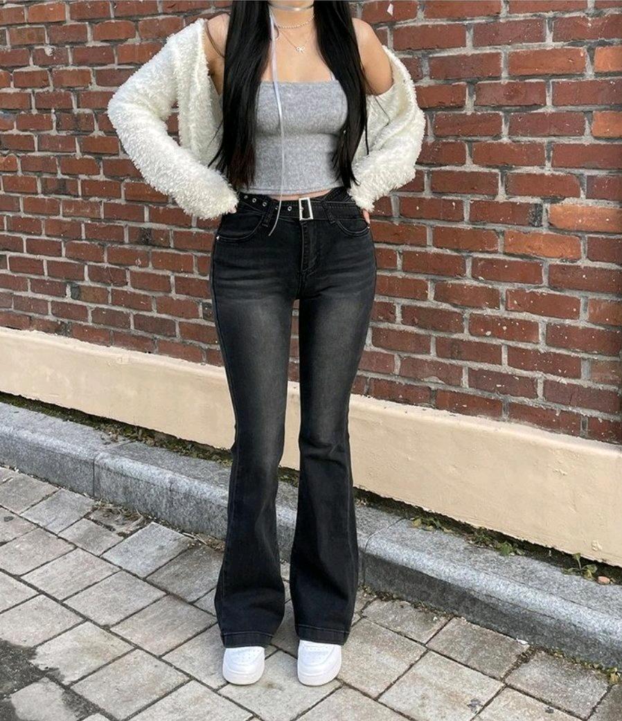 글램핏 롱 데님 부츠컷 팬츠 3