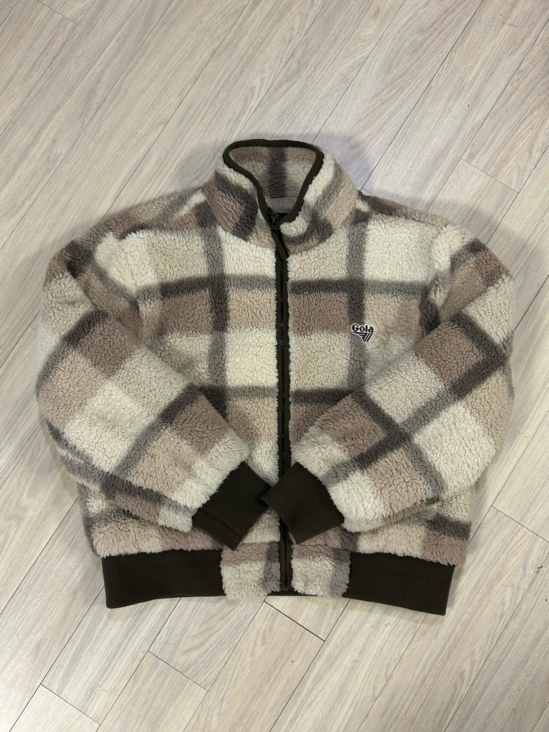 골라 체크 플리스자켓 2