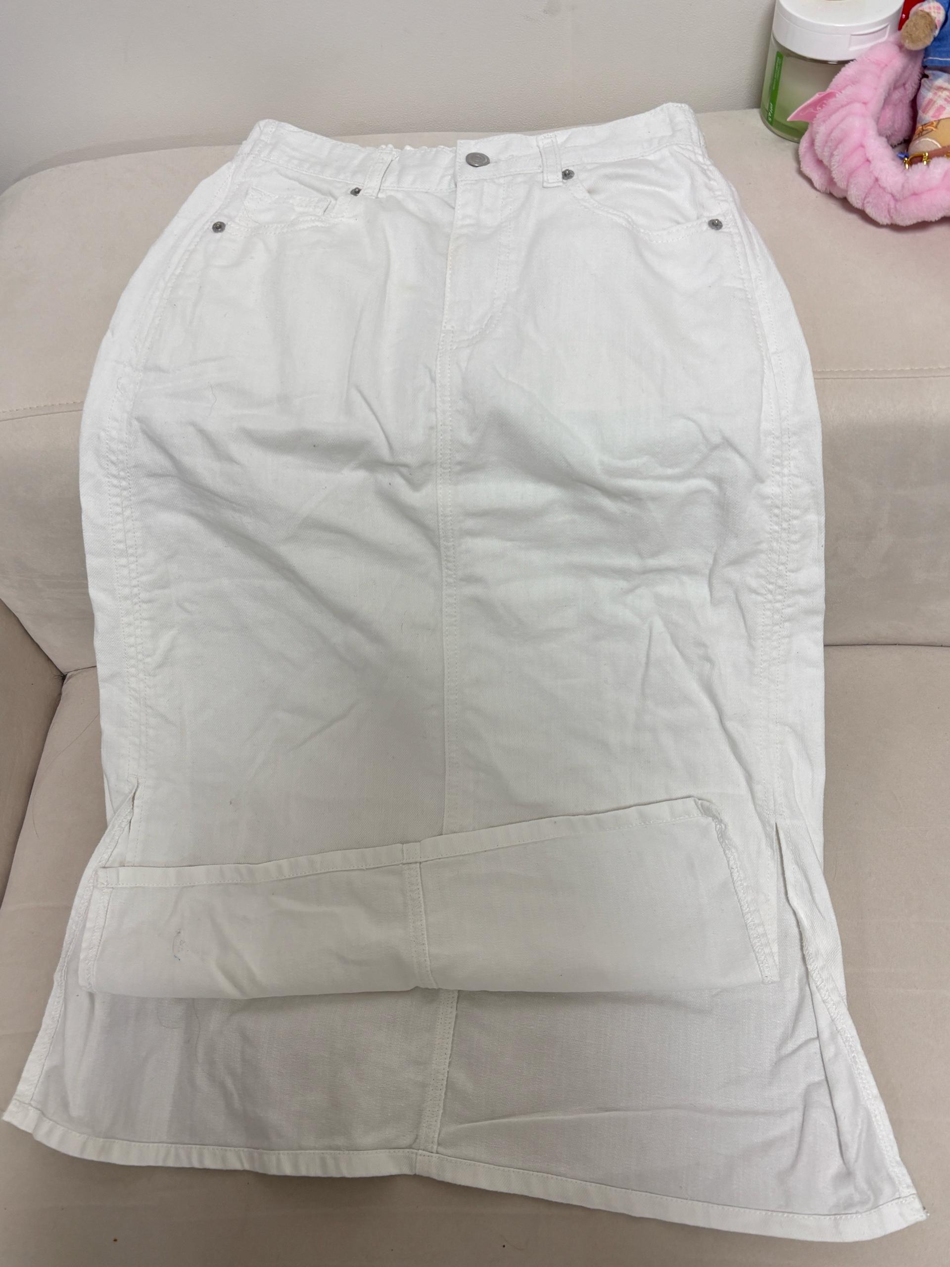 MIXXO 흰색 롱 스커트 M 5