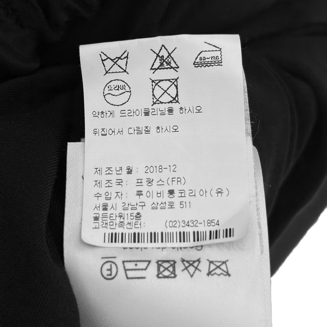 [5% 할인] [34] 루이비통 여성 LV 크리스탈 로고 코튼 미니 원피스 드레스 블랙 3