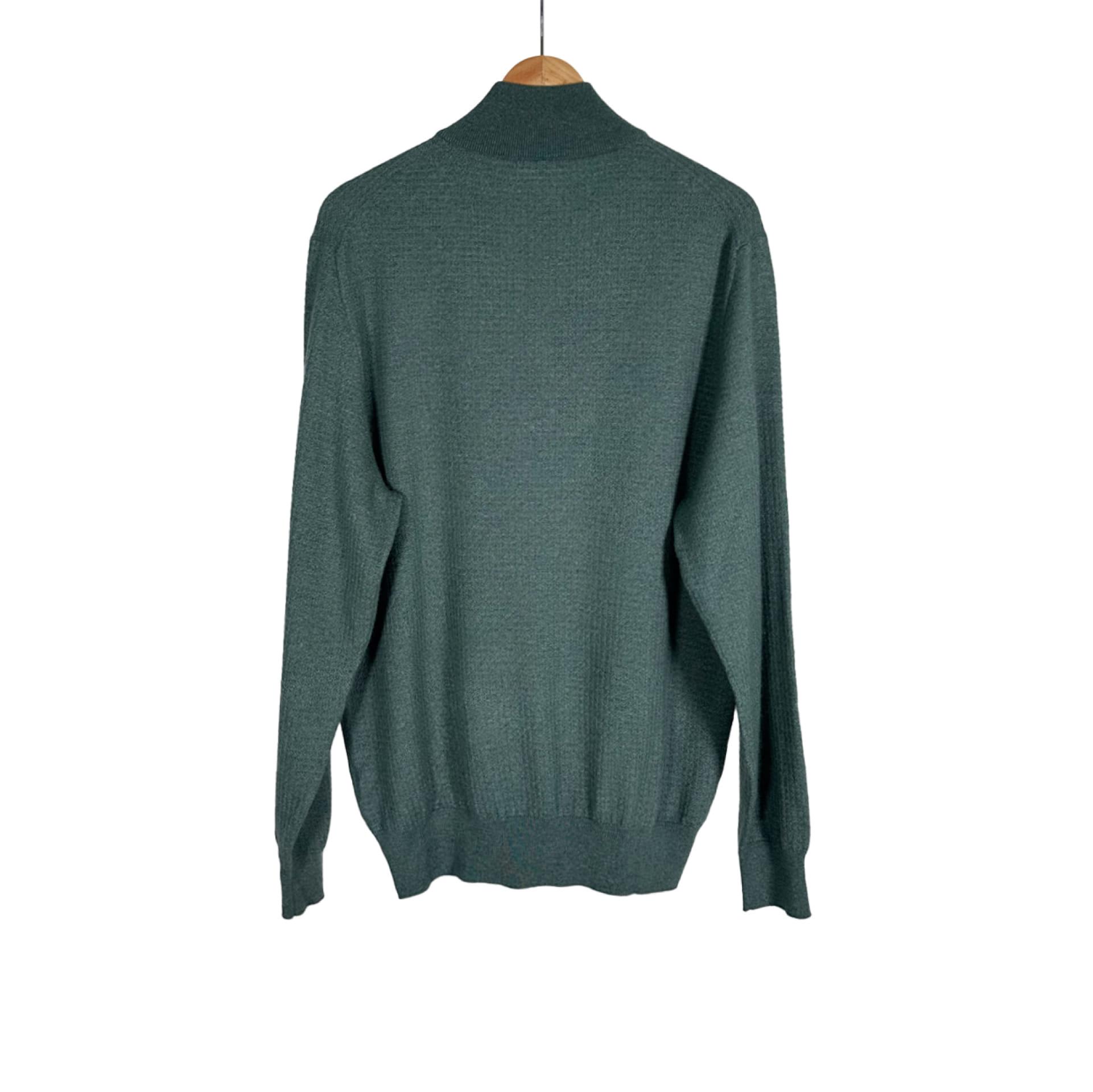 [5% 할인] [56] 로로피아나 남성 실크 캐시미어 카라 반집업 하프집업 니트 티셔츠 4