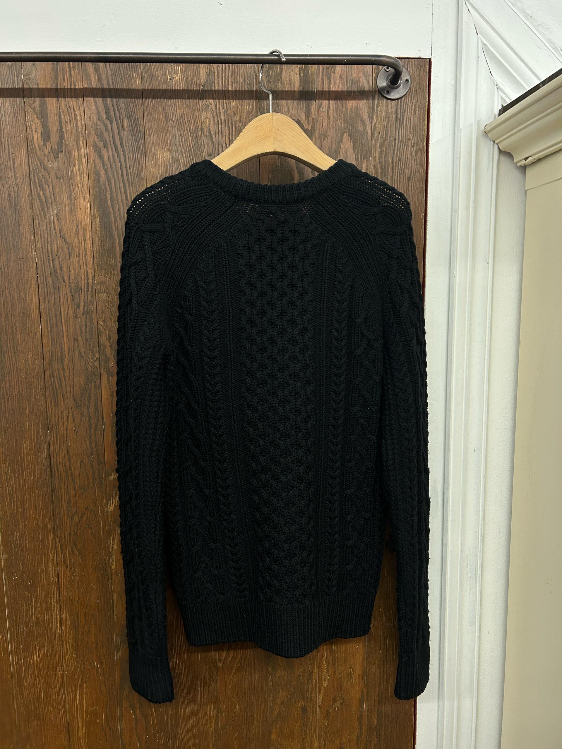 띠어리 정품 블랙 꽈배기 니트 5