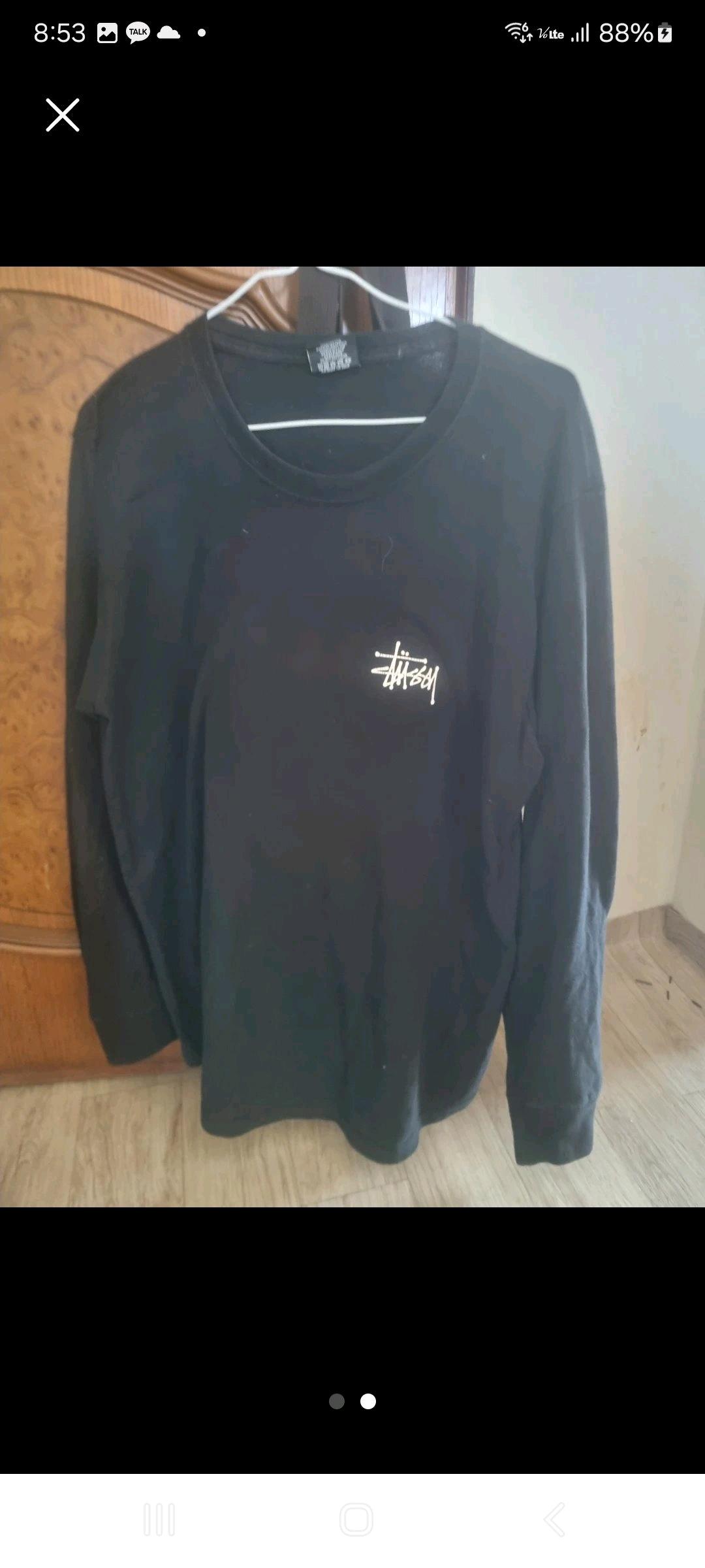 (70%할인) 스투시베이직 맨투맨 블랙.  L/XL 3