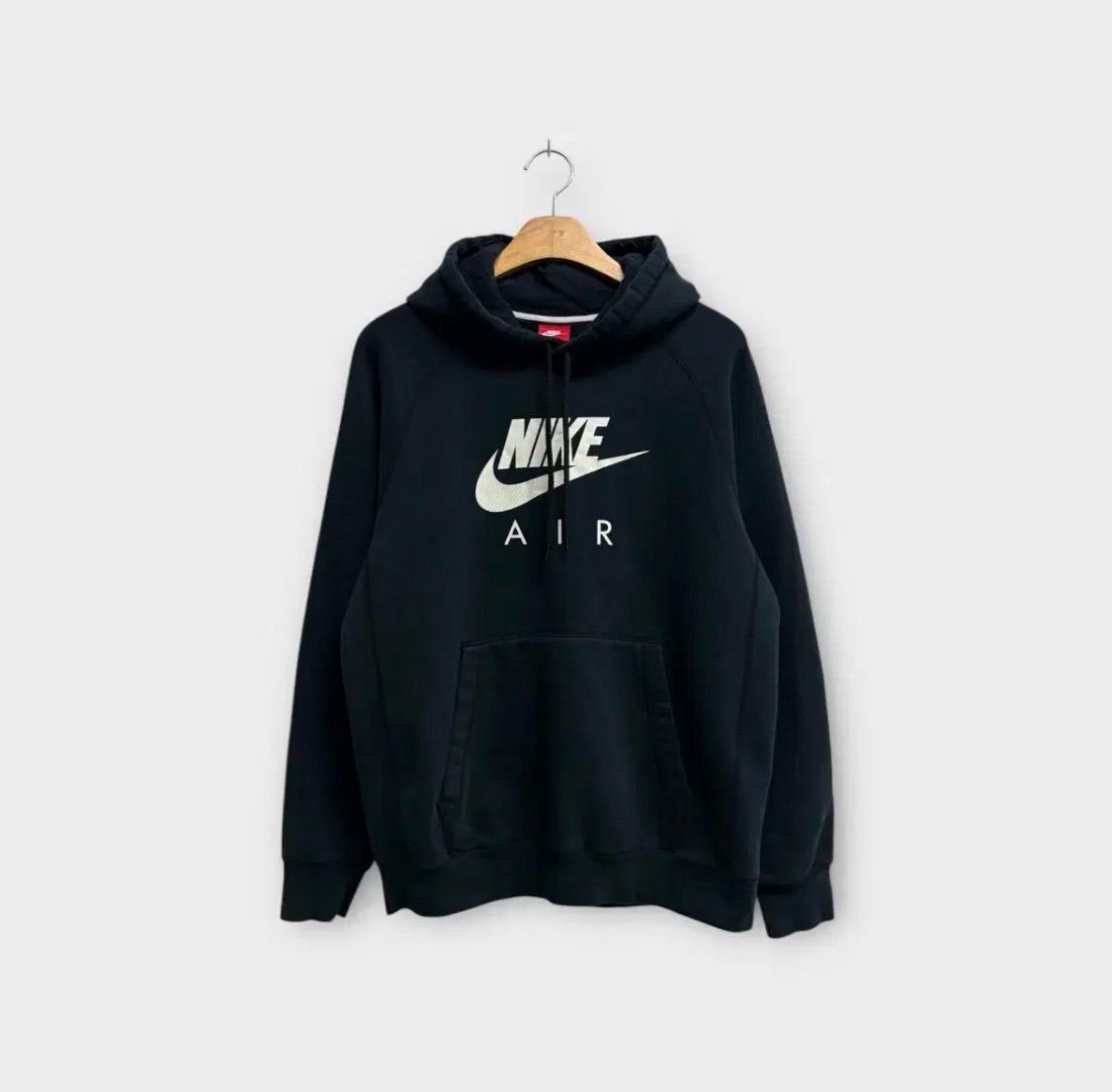 나이키 NIKE 에어 빅로고 블랙 후드티 M 2