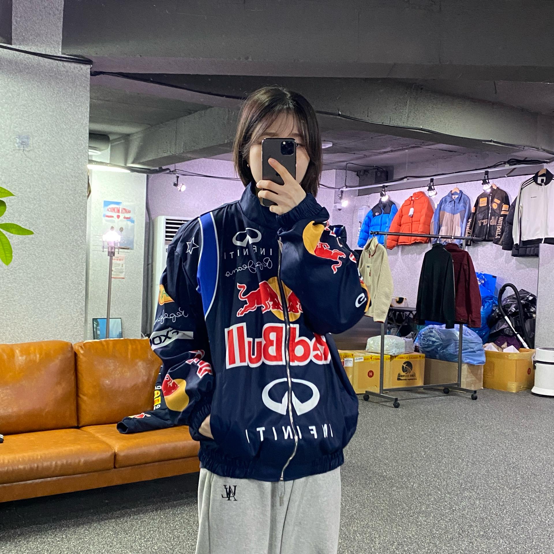 레드불 빈티지 레이싱 바람막이 B4370 2