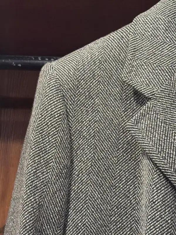 지안프랑코페레 헤링본 체스터필드 코트 100 11