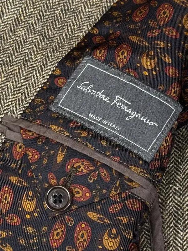 살바토레 페레가모 트위드 자켓 100 4