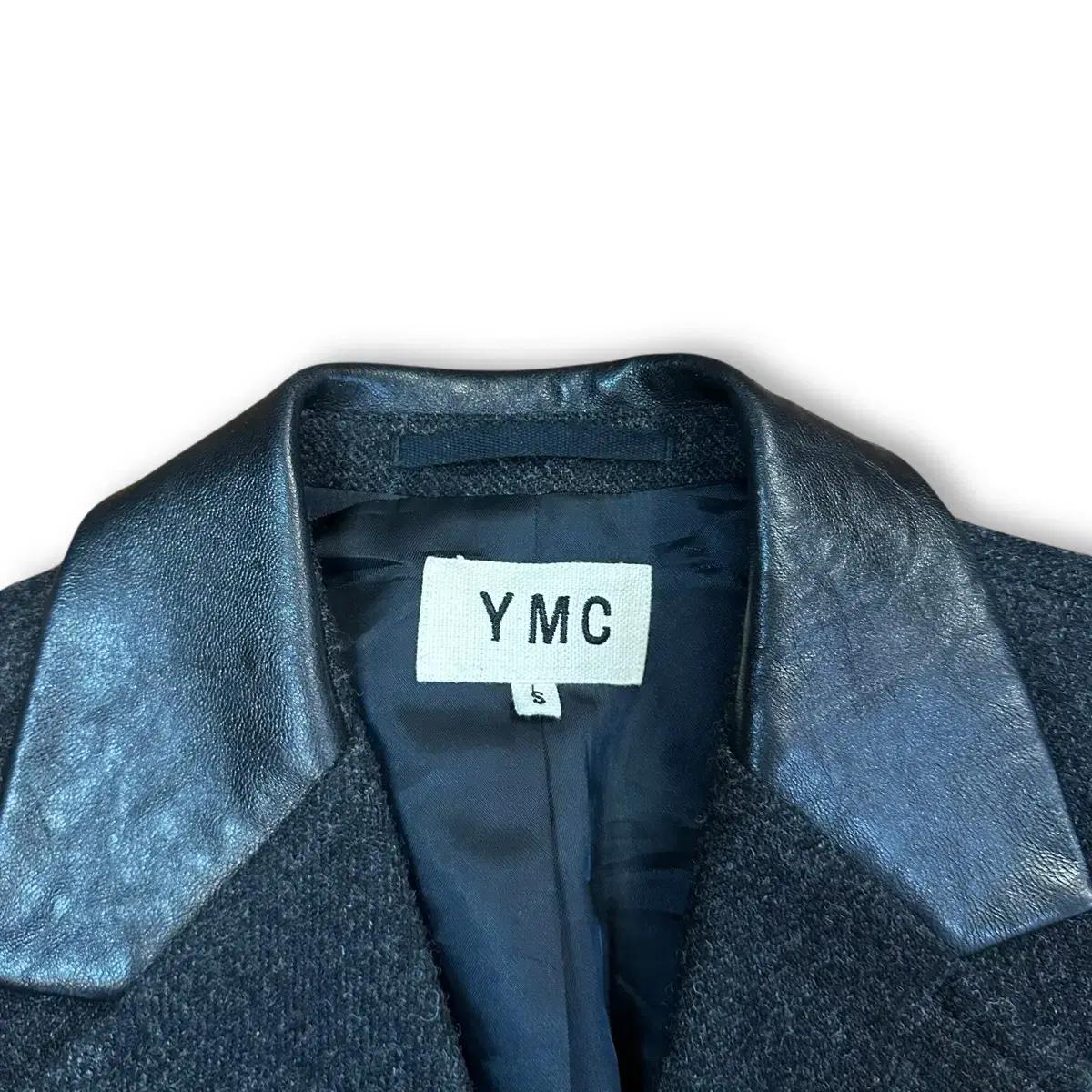 YMC 레더 카라 롱 코트 6