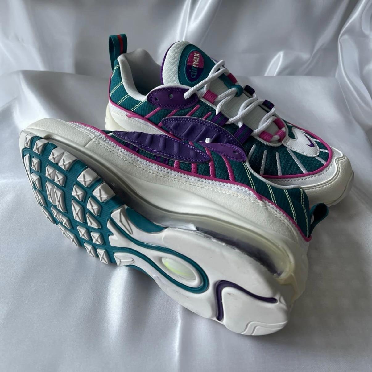 [NIKE] 나이키 에어맥스 98 브라이트 스프루스 볼티지 퍼플 4