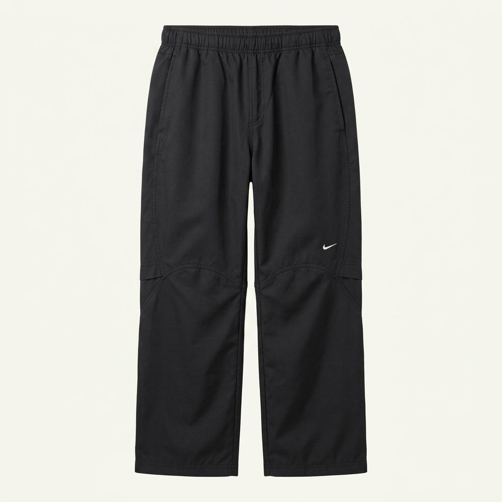 L,100)) NIKE 나이키 바지 ! 허리 전체 고무줄 ! 밑단 지퍼 있습니다 1