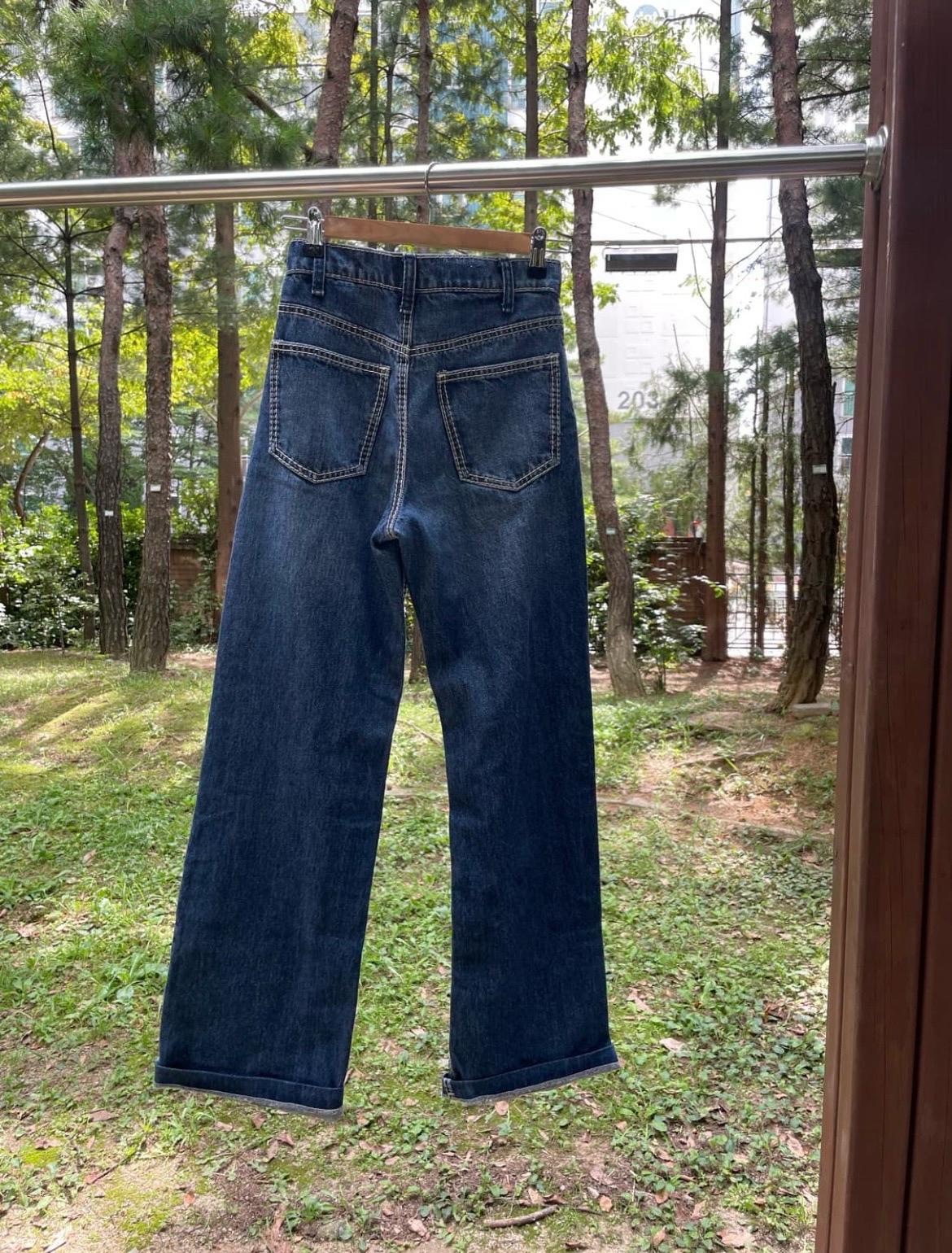 zara denim pants 3