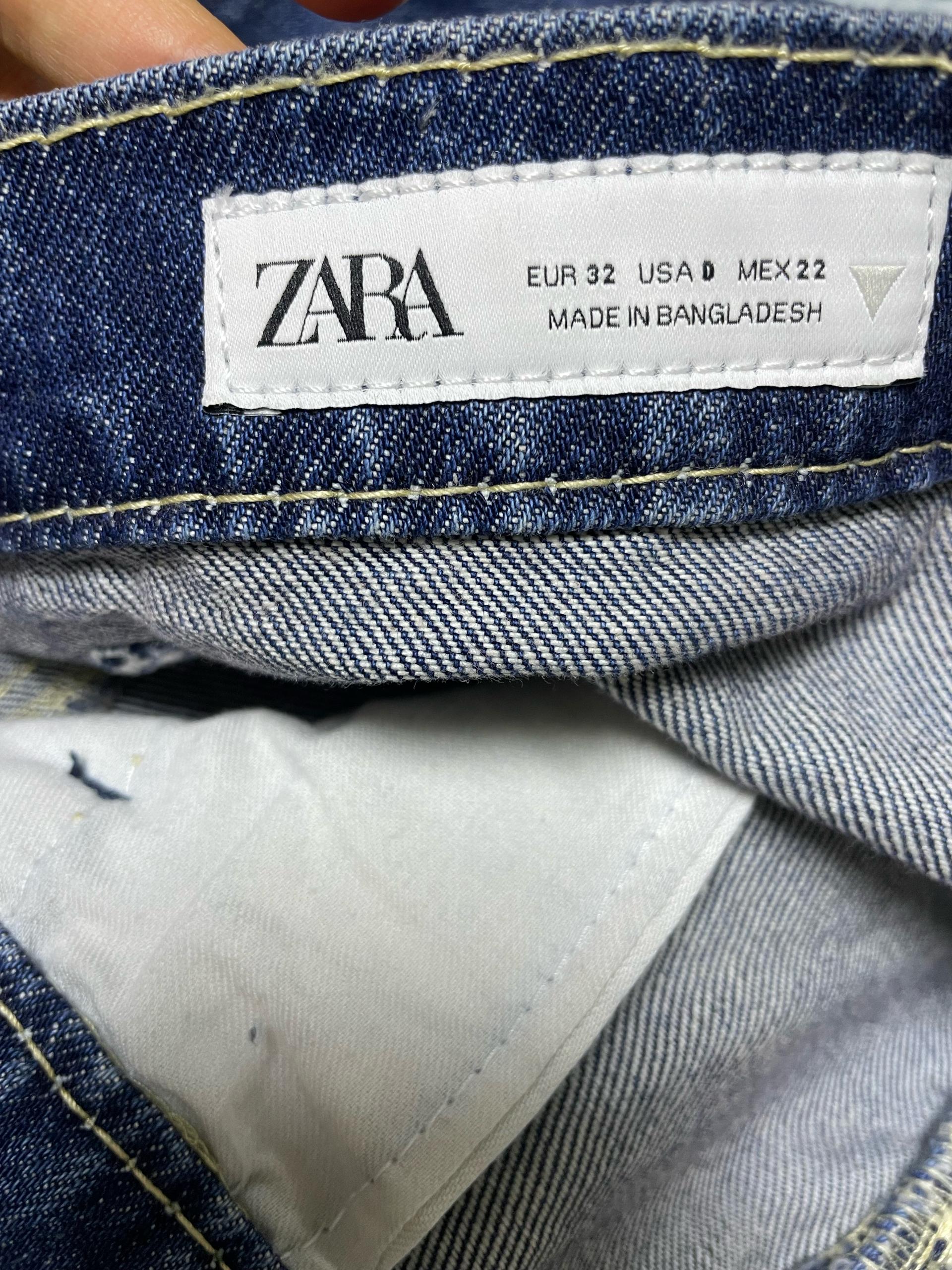 zara denim pants 4