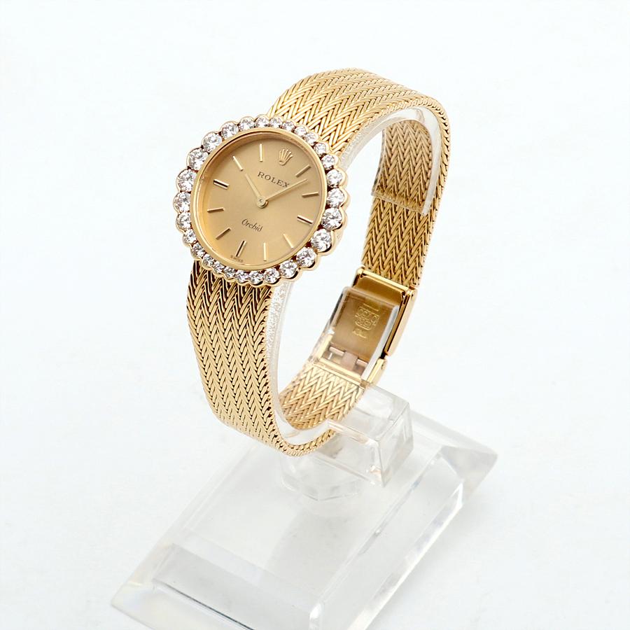 롤렉스 오키드 28미리 스몰 여자 18K 금 시계 2671 다이아 럭셔리 빈티지 7
