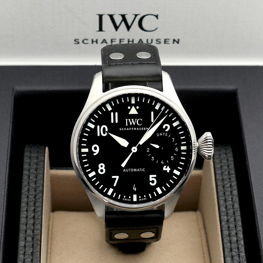 IWC 빅 파일럿 워치 46미리 IW501001 파워리저브 7DAYS 남자 스틸 가죽 2